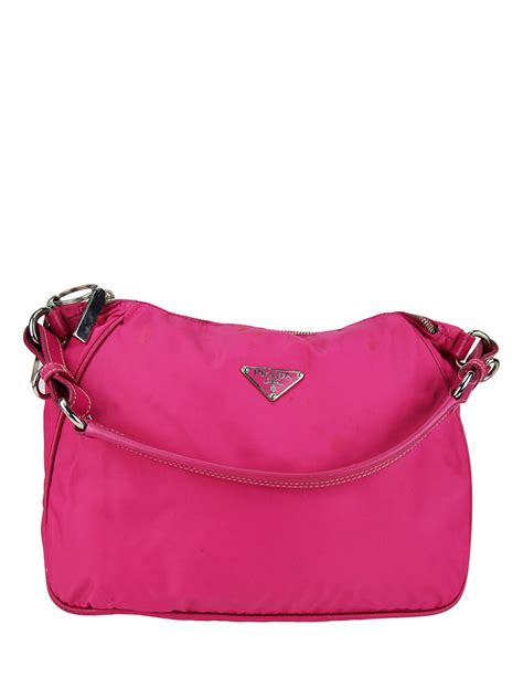 bolsa prada nylon rosa